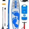 Two Bare Feet Entradia (Touring) 11'6" X 34" X 6" Inflatable SUP Ultimate Pack (Blue)