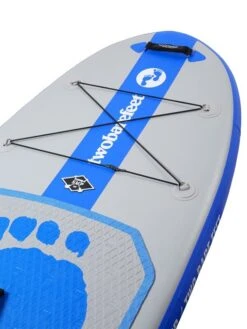 Two Bare Feet Entradia (Allround XS) 8'6" X 34" X 4.75" Inflatable Juniors SUP Deluxe Carbon Hybrid Pack (Blue) -Surf Tide Motion entradia 8 6 1 blue 2