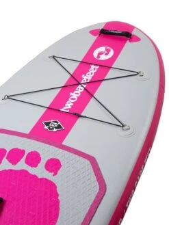 Two Bare Feet Entradia (Allround XS) 8'6" X 34" X 4.75" Inflatable Juniors SUP Deluxe Carbon Hybrid Pack (Pink) -Surf Tide Motion entradia 8 6 1 pink 2