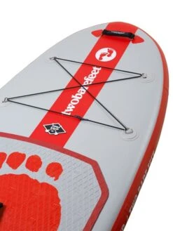 Two Bare Feet Entradia (Allround XS) 8'6" X 34" X 4.75" Inflatable Juniors SUP Ultimate Pack (Red) -Surf Tide Motion entradia 8 6 1 red 3
