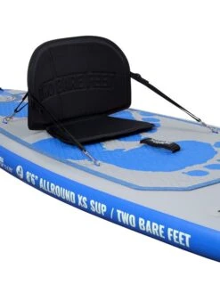 Two Bare Feet Entradia (Allround XS) 8'6" X 34" X 4.75" Inflatable Juniors SUP Deluxe Carbon Hybrid Pack (Blue) -Surf Tide Motion entradia 8 6 2 blue 1 1
