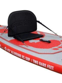 Two Bare Feet Entradia (Allround XS) 8'6" X 34" X 4.75" Inflatable Juniors SUP Ultimate Pack (Red) -Surf Tide Motion entradia 8 6 2 red 1 2