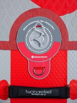 Two Bare Feet Entradia (Allround XS) 8'6" X 34" X 4.75" Inflatable Juniors SUP Deluxe Carbon Hybrid Pack (Red) -Surf Tide Motion entradia 8 6 4 red 2