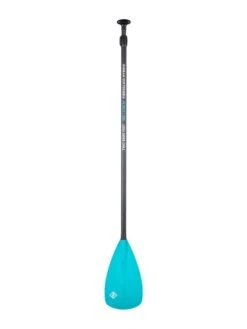 Two Bare Feet 2 Piece Fibreglass Hybrid SUP Paddle & Bag Package (Teal) -Surf Tide Motion fibreglass hybrid teal 4 4
