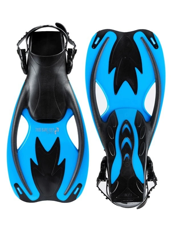Two Bare Feet Childrens Diving Fins (F89 Aqua) 1 Two Bare Feet Childrens Diving Fins (F89 Aqua)