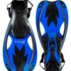 Two Bare Feet Childrens Diving Fins (F89 Blue)