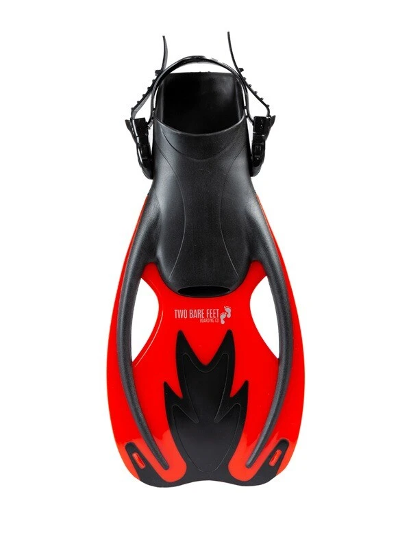 Two Bare Feet Childrens Diving Fins (F89 Red) 3 Two Bare Feet Childrens Diving Fins (F89 Red) - Image 3