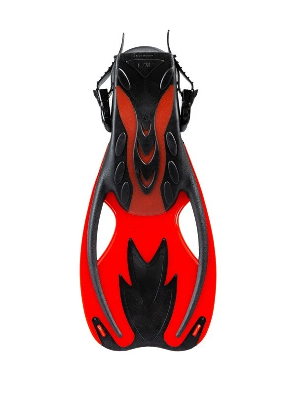 Two Bare Feet Childrens Diving Fins (F89 Red) 4 Two Bare Feet Childrens Diving Fins (F89 Red) - Image 4