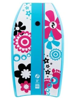 33" Flowers Bodyboard (Aqua)