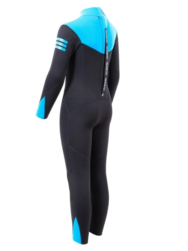 Two Bare Feet Glider 2.5mm Full Length Junior Wetsuit (Light Blue) 4 Two Bare Feet Glider 2.5mm Full Length Junior Wetsuit (Light Blue) - Image 4