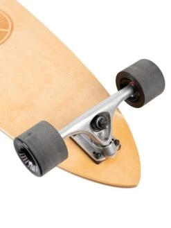 Two Bare Feet Granada 42in Canadian Maple Longboard Skateboard Complete (Black Wheels) -Surf Tide Motion granada 6