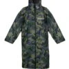 Two Bare Feet Weatherproof Changing Robe With Changing Mat (Green Camo/Charcoal)