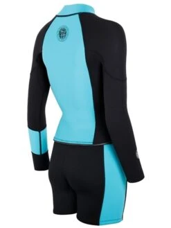 Two Bare Feet Harmony 3mm Jacket & Shorts Set (Black/Mint) 14 Two Bare Feet Harmony 3mm Jacket & Shorts Set (Black/Mint) -Surf Tide Motion harmony jacket and shorts set black mint 6