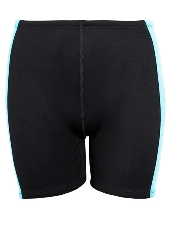 Two Bare Feet Womens Harmony 3mm Wetsuit Shorts (Black/Mint) 1 Two Bare Feet Womens Harmony 3mm Wetsuit Shorts (Black/Mint)