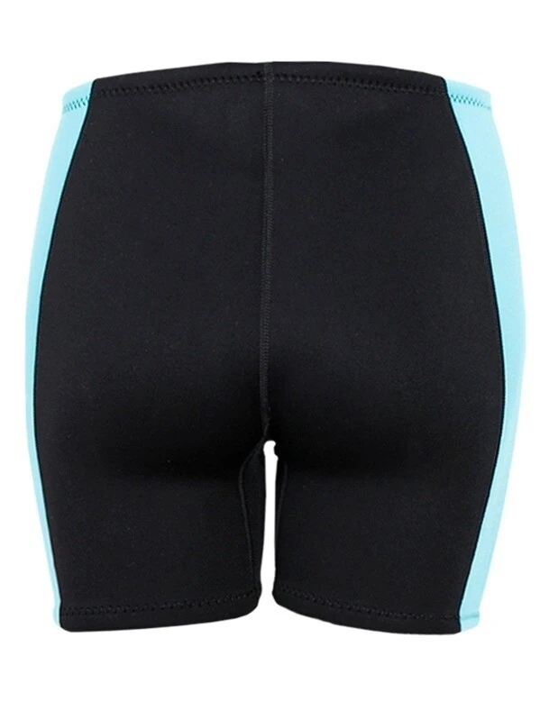 Two Bare Feet Womens Harmony 3mm Wetsuit Shorts (Black/Mint) 5 Two Bare Feet Womens Harmony 3mm Wetsuit Shorts (Black/Mint) - Image 5