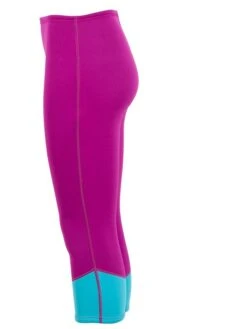 Two Bare Feet Womens Harmony 3mm Capri Wetsuit Pants (Raspberry / Aqua) -Surf Tide Motion harmony capri pants mint raspberry 3