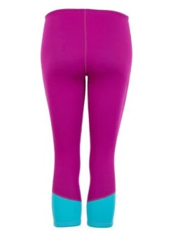 Two Bare Feet Womens Harmony 3mm Capri Wetsuit Pants (Raspberry / Aqua) -Surf Tide Motion harmony capri pants mint raspberry 5