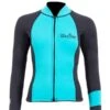 Two Bare Feet Womens Harmony 3mm Long Sleeve Wetsuit Jacket (Mint / Black)