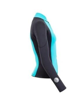 Two Bare Feet Womens Harmony 3mm Long Sleeve Wetsuit Jacket (Mint / Black) 14 Two Bare Feet Womens Harmony 3mm Long Sleeve Wetsuit Jacket (Mint / Black) -Surf Tide Motion harmony jacket aqua 7 1