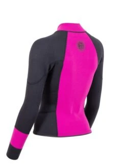 Two Bare Feet Womens Harmony 3mm Long Sleeve Wetsuit Jacket (Raspberry / Black) 11 Two Bare Feet Womens Harmony 3mm Long Sleeve Wetsuit Jacket (Raspberry / Black) -Surf Tide Motion harmony jacket raspberry 4 1