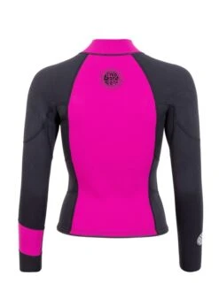 Two Bare Feet Womens Harmony 3mm Long Sleeve Wetsuit Jacket (Raspberry / Black) 12 Two Bare Feet Womens Harmony 3mm Long Sleeve Wetsuit Jacket (Raspberry / Black) -Surf Tide Motion harmony jacket raspberry 5 1