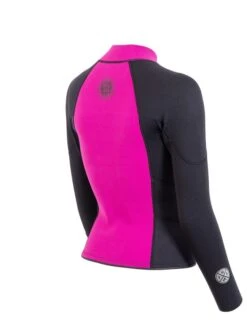 Two Bare Feet Womens Harmony 3mm Long Sleeve Wetsuit Jacket (Raspberry / Black) 13 Two Bare Feet Womens Harmony 3mm Long Sleeve Wetsuit Jacket (Raspberry / Black) -Surf Tide Motion harmony jacket raspberry 6 1