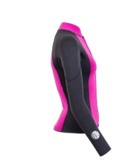 Two Bare Feet Womens Harmony 3mm Long Sleeve Wetsuit Jacket (Raspberry / Black) 14 Two Bare Feet Womens Harmony 3mm Long Sleeve Wetsuit Jacket (Raspberry / Black) -Surf Tide Motion harmony jacket raspberry 7 1