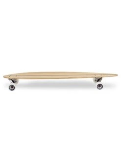 Two Bare Feet "The Chuck" 44in Bamboo Series Longboard Skateboard Complete (White Wheels) -Surf Tide Motion image 2 compressed 2