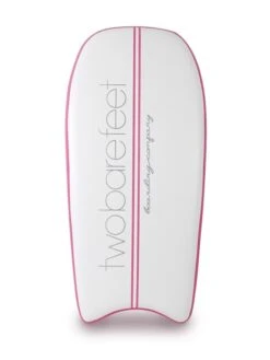 Two Bare Feet Boarding Co. 44" Inflatable Bodyboard - Basic Pack (Pink) -Surf Tide Motion inflatable bodyboard pink 3 2 2