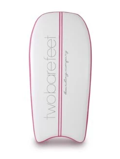 Two Bare Feet Boarding Co. 44" Inflatable Bodyboard - Board Only (Pink) 5 Two Bare Feet Boarding Co. 44" Inflatable Bodyboard - Board Only (Pink) -Surf Tide Motion inflatable bodyboard pink bottom