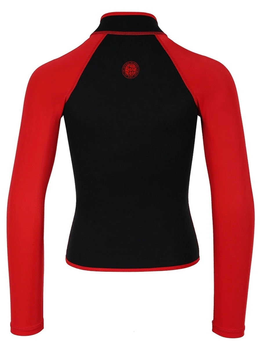 Two Bare Feet Mens Heritage Pursuit 3mm Wetsuit Jacket (Red / Black) 5 Two Bare Feet Mens Heritage Pursuit 3mm Wetsuit Jacket (Red / Black) - Image 5