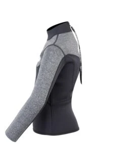 Two Bare Feet Junior Aspect 2.5mm Back Zip Jacket (Black/Grey) -Surf Tide Motion kids aspect back zip jacket black delta 3