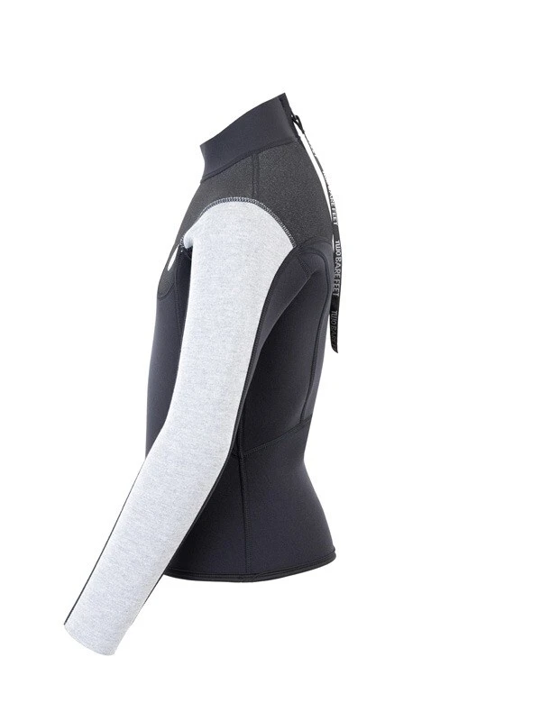 Two Bare Feet Junior Aspect 2.5mm Back Zip Jacket (Black/Grey/Grey) 3 Two Bare Feet Junior Aspect 2.5mm Back Zip Jacket (Black/Grey/Grey) - Image 3