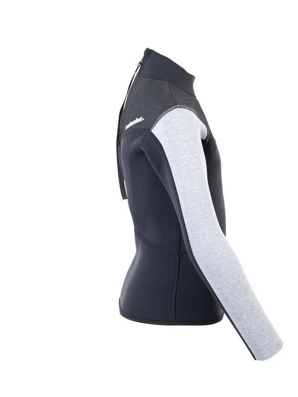 Two Bare Feet Junior Aspect 2.5mm Back Zip Jacket (Black/Grey/Grey) 7 Two Bare Feet Junior Aspect 2.5mm Back Zip Jacket (Black/Grey/Grey) - Image 7