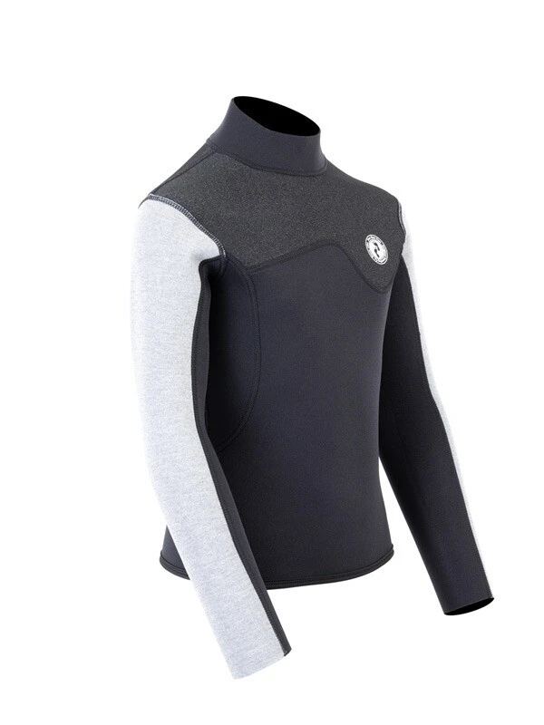 Two Bare Feet Junior Aspect 2.5mm Back Zip Jacket (Black/Grey/Grey) 8 Two Bare Feet Junior Aspect 2.5mm Back Zip Jacket (Black/Grey/Grey) - Image 8