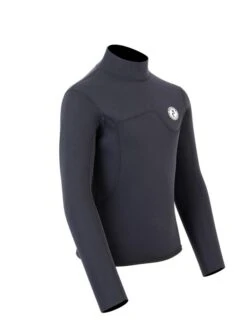 Two Bare Feet Junior Aspect 2.5mm Back Zip Jacket (Black) -Surf Tide Motion kids aspect back zip jacket black 8