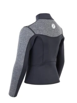 Two Bare Feet Junior Aspect Fleece Lined Zipless Thermal 2.5mm Superstretch Wetsuit Top (Black/Grey) 12 Two Bare Feet Junior Aspect Fleece Lined Zipless Thermal 2.5mm Superstretch Wetsuit Top (Black/Grey) -Surf Tide Motion kids aspect fleece lined thermal top black delta 4