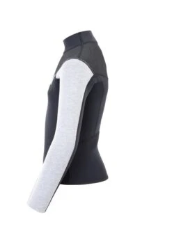 Two Bare Feet Junior Aspect Fleece Lined Zipless Thermal 2.5mm Superstretch Wetsuit Top (Black/Grey/Grey) 11 Two Bare Feet Junior Aspect Fleece Lined Zipless Thermal 2.5mm Superstretch Wetsuit Top (Black/Grey/Grey) -Surf Tide Motion kids aspect fleece lined thermal top black grey grey 3