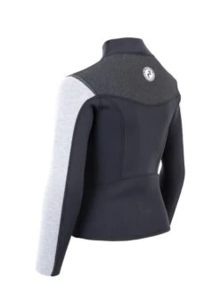 Two Bare Feet Junior Aspect Fleece Lined Zipless Thermal 2.5mm Superstretch Wetsuit Top (Black/Grey/Grey) 12 Two Bare Feet Junior Aspect Fleece Lined Zipless Thermal 2.5mm Superstretch Wetsuit Top (Black/Grey/Grey) -Surf Tide Motion kids aspect fleece lined thermal top black grey grey 4