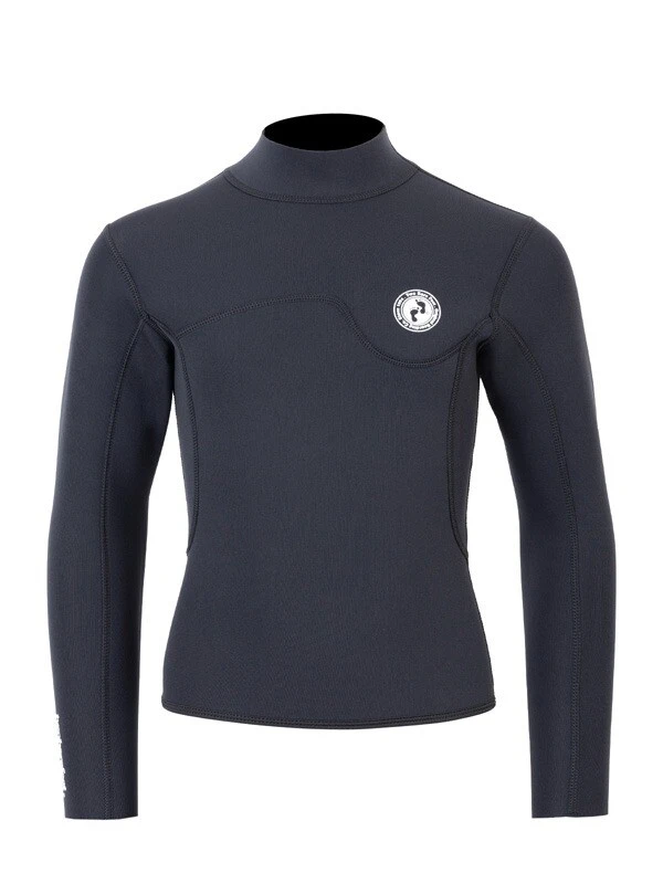 Two Bare Feet Junior Aspect Fleece Lined Zipless Thermal 2.5mm Superstretch Wetsuit Top (Black) 1 Two Bare Feet Junior Aspect Fleece Lined Zipless Thermal 2.5mm Superstretch Wetsuit Top (Black)