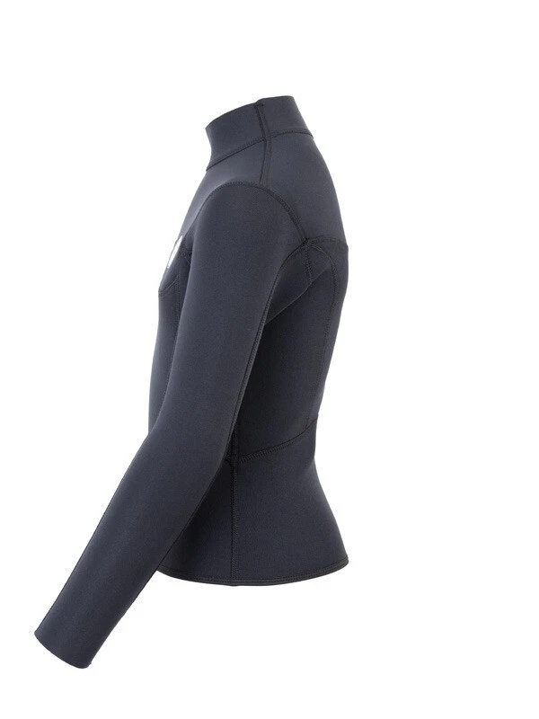 Two Bare Feet Junior Aspect Fleece Lined Zipless Thermal 2.5mm Superstretch Wetsuit Top (Black) 3 Two Bare Feet Junior Aspect Fleece Lined Zipless Thermal 2.5mm Superstretch Wetsuit Top (Black) - Image 3