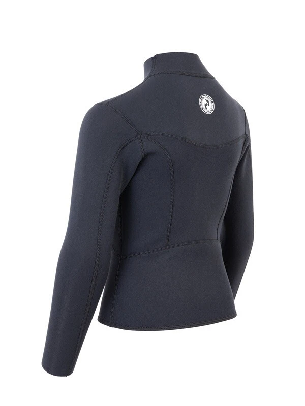 Two Bare Feet Junior Aspect Fleece Lined Zipless Thermal 2.5mm Superstretch Wetsuit Top (Black) 4 Two Bare Feet Junior Aspect Fleece Lined Zipless Thermal 2.5mm Superstretch Wetsuit Top (Black) - Image 4