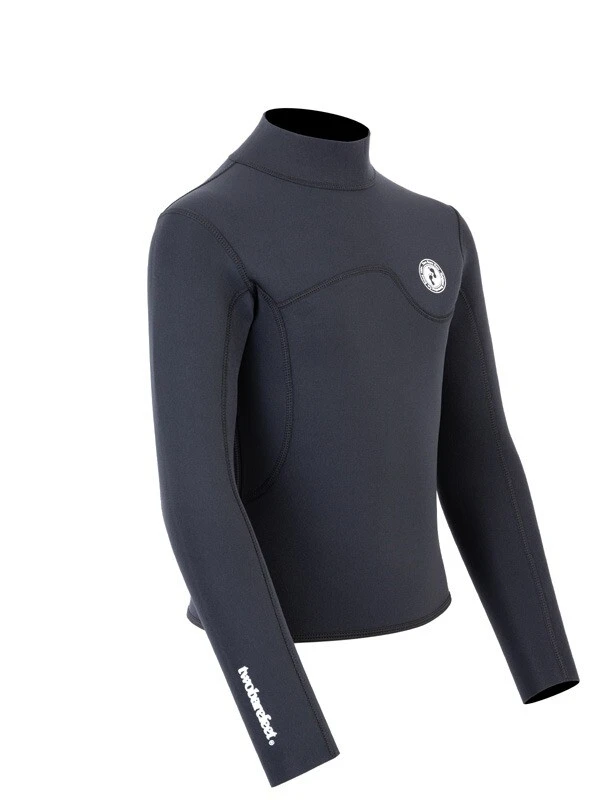 Two Bare Feet Junior Aspect Fleece Lined Zipless Thermal 2.5mm Superstretch Wetsuit Top (Black) 8 Two Bare Feet Junior Aspect Fleece Lined Zipless Thermal 2.5mm Superstretch Wetsuit Top (Black) - Image 8