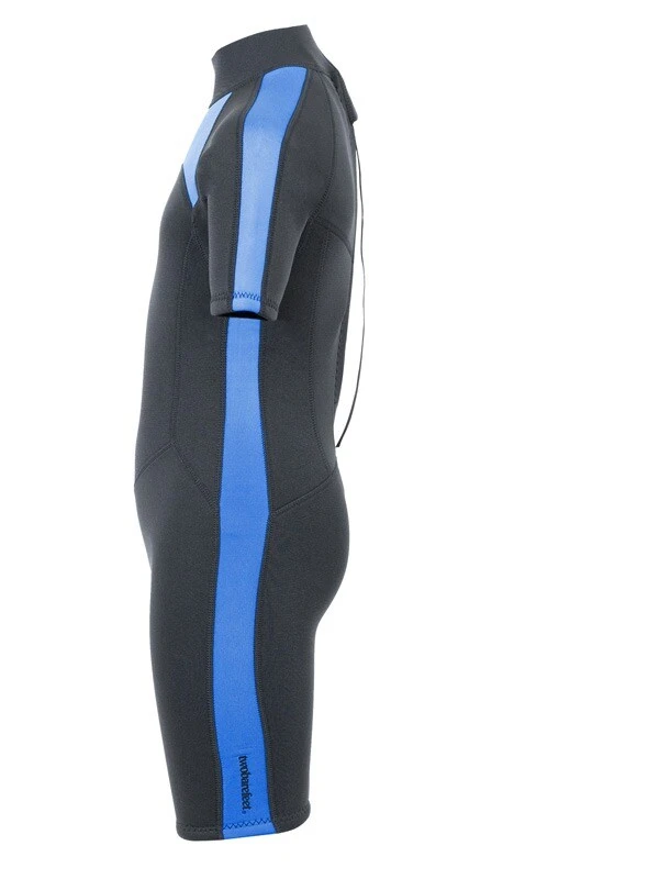 Two Bare Feet Flare 2.5mm Junior Superstretch Shorty Wetsuit (Blue) 3 Two Bare Feet Flare 2.5mm Junior Superstretch Shorty Wetsuit (Blue) - Image 3