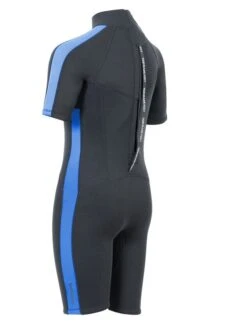 Two Bare Feet Flare 2.5mm Junior Superstretch Shorty Wetsuit (Blue) 12 Two Bare Feet Flare 2.5mm Junior Superstretch Shorty Wetsuit (Blue) -Surf Tide Motion kids flare shorty blue 4
