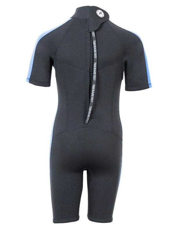 Two Bare Feet Flare 2.5mm Junior Superstretch Shorty Wetsuit (Blue) 5 Two Bare Feet Flare 2.5mm Junior Superstretch Shorty Wetsuit (Blue) - Image 5