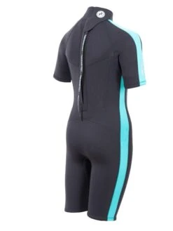 Two Bare Feet Flare 2.5mm Junior Shorty Superstretch Wetsuit (Mint) -Surf Tide Motion kids flare shorty mint 6