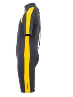 Two Bare Feet Flare 2.5mm Junior Shorty Superstretch Wetsuit (Yellow) -Surf Tide Motion kids flare shorty yellow 3