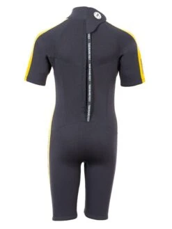 Two Bare Feet Flare 2.5mm Junior Shorty Superstretch Wetsuit (Yellow) -Surf Tide Motion kids flare shorty yellow 5