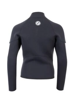 Two Bare Feet Junior Perspective Full Zip 2.5mm Wetsuit Jacket (Black/Grey/Grey) 12 Two Bare Feet Junior Perspective Full Zip 2.5mm Wetsuit Jacket (Black/Grey/Grey) -Surf Tide Motion kids perspective full zip jacket black grey grey 5